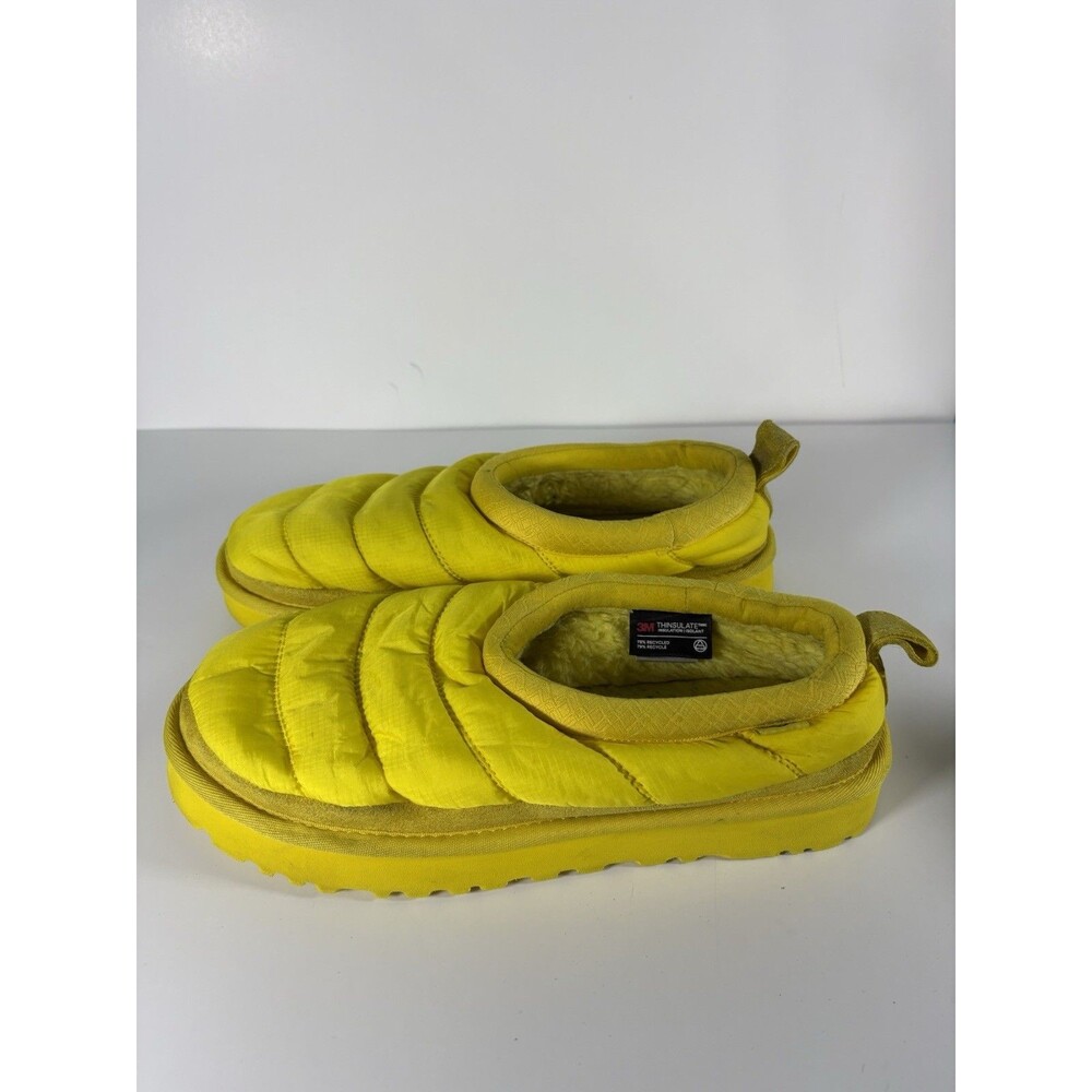 UGG Tasman LTA women's wool slippers canary yellow comfort shoes Size 9